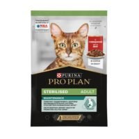Pro Plan Adult sterelised Cat,beef gravy 85 g