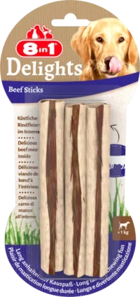 8 in 1 Delights Beef Sticks 75 g