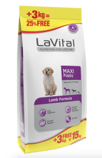 Lavital Maxy Puppy lamb 15 kg