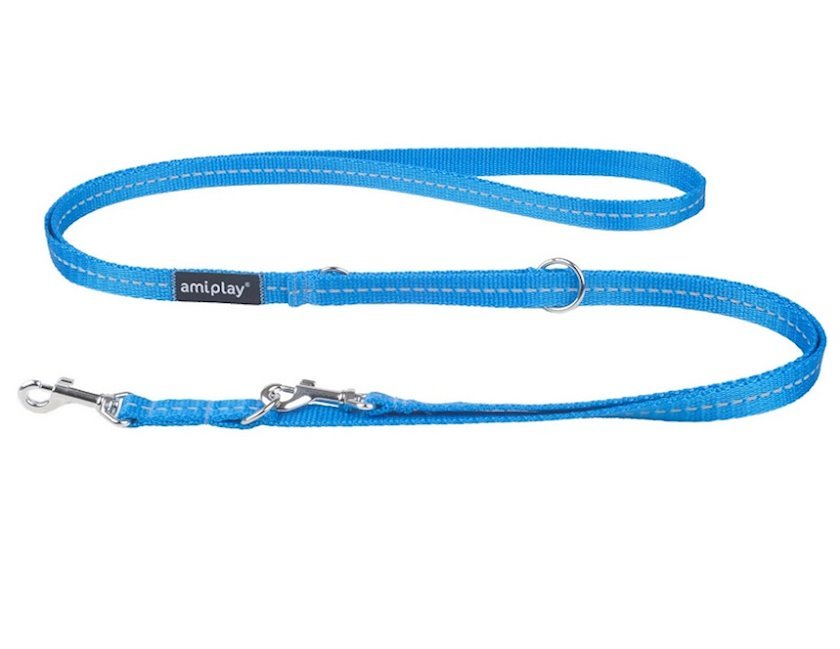 Amiplay 6 in 1 Twist Leash S blue