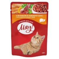 Мяу Liver in Sauce 100 g
