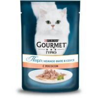 Gourmet Perle Tender Fillets with Salmon in Sauce 75 g