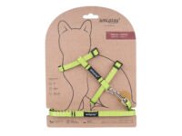 Cat harness-leash Twist M green