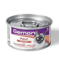Gemon Mousse Adult Cat Salmon Chicken 85 g
