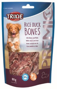 Trixie Rice Duck Bones Dog Treats 80 g