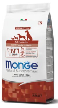 Monge Monoprotein Mini Puppy&Junior Lamb Rice 1 kg