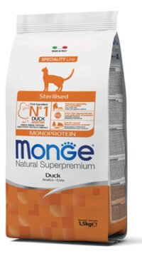 Monge Cat Monoprotein Duck Steril 1 kg