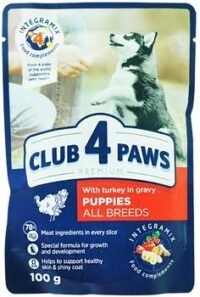 Club 4 paws Puppies Turkey 100 g