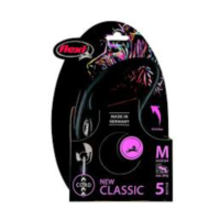 Flexi Classic Cord Black M 5m max.20kg