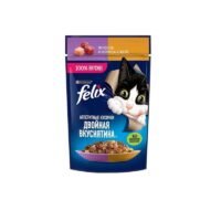 Purina Felix İkiqat Ləzzət – Quzu və Toyuq Əti ilə Jeledə Nəm Yem (75 q)