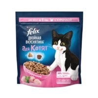 Purina Felix "İkiqat Dad" – Bala Pişiklər üçün Toyuqlu Quru Yem (600 qr)