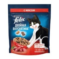 Purina Felix "İkiqat Ləzzət" Sığır Ətli Yetişkin Pişik Yemi (200g)