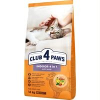 Club 4 Paws Premium Indoor "4-ü 1 arada" (Quzu Əti İlə) 14kg