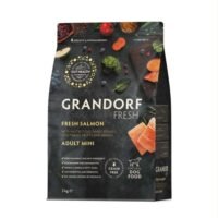 Grandorf Fresh Mini Adult Salmon & Sweet Potato – Kiçik Cins İtlər üçün Təbii və Hipoalerjenik Quru Yem (Somon və Şirin Kartof ilə), 3 kq