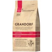 Grandorf Adult Indoor Cat – Quzu və Hinduşka Ətli Hipoalerjenik Pişik Yemi Çeki ile