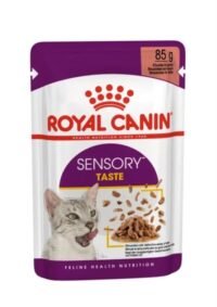 Royal Canin Feline Health Nutrition Sensory Taste in Gravy — Yetkin pişiklər üçün souslu yaş yem (85 q)