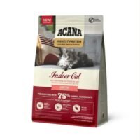 ACANA Indoor Cat – Evdə Yaşayan Pişiklər Üçün Təzə Toyuq, Somon və Qızılbalıq Tərkibli Yem (1,8kg)