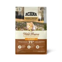 ACANA Wild Prairie — Toyuq, Hinduşka və Şirin Su Balıqlı Taxılsız Pişik Yemi (1.8 kq)