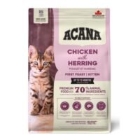 ACANA First Feast Kitten — Balaca Pişiklər Üçün Toyuq və Siyənək Balıqlı Yem (1.8 kq)